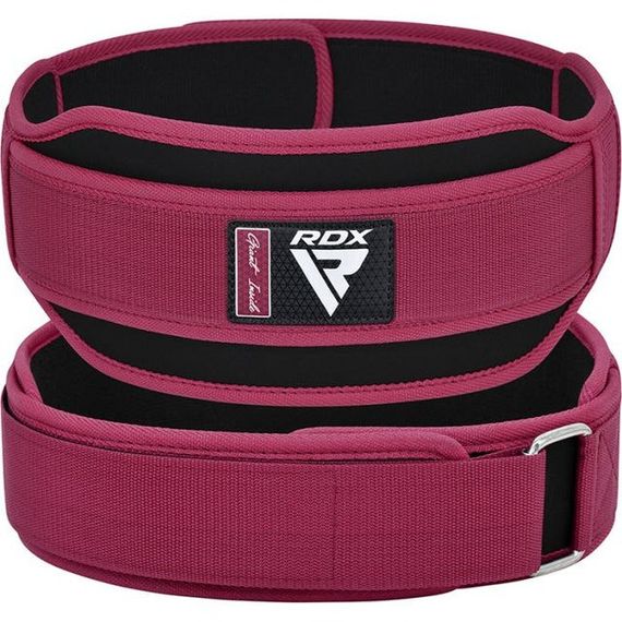 Пояс (тяжелая атлетика) RDX RX5 Double Belt неопреновый Pink S