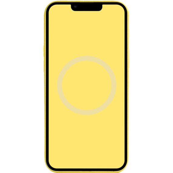 Чохол Silicone case (AAA) full with Magsafe and Animation для Apple iPhone 14 (6.1") Жовтий / Canary Yellow | Зображення 2