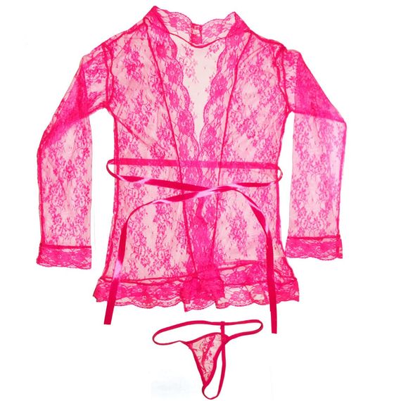 Халат Babydoll 40 Малиновий 4052-5 | Зображення 4