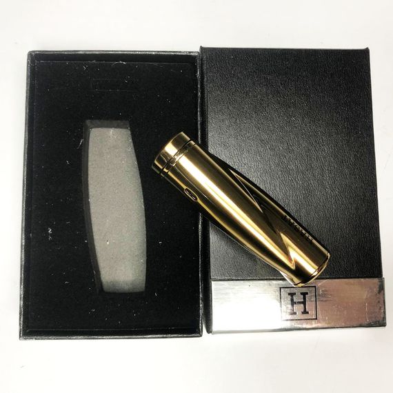 Турбо запальничка в подарунковій коробці HASAT 56799. Колір: золотий | Зображення 3