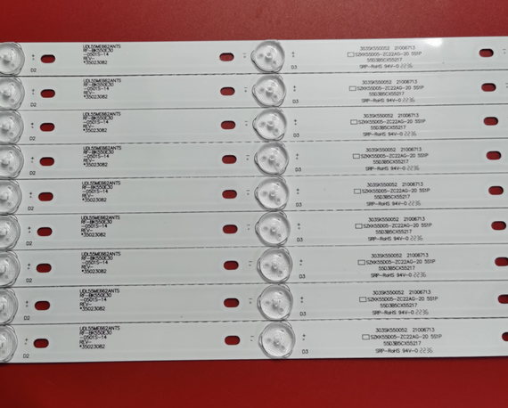 LED підсвітка TV 55" SZKK55D05-ZC22AG-20 303SK550052 LED55K55US LED55G30UE 9шт. | Зображення 1