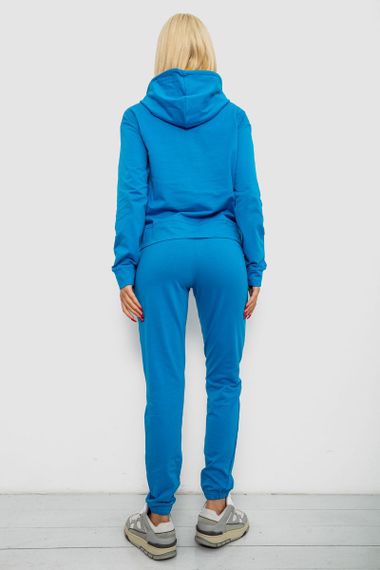 Спортивный костюм женский двухнитка, цвет джинс, 214R1419-005 | Зображення 3