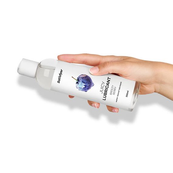 Лубрикант на водной основе Satisfyer Juicy Lubricant Breezy Berry water based 300 мл | Зображення 5
