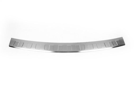 Накладка на задний бампер (нерж) Глянец для Skoda Roomster 2007↗ гг. | Зображення 2