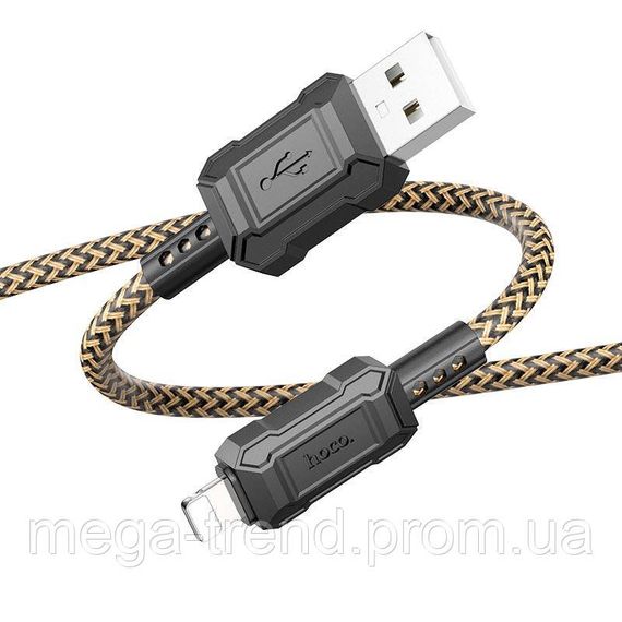 Кабель Hoco Lightning Leader charging data cable X94 |1m, 2.4A| | Зображення 3