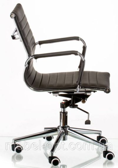 Офісне крісло Solano 5 artleather black Tilt, репліка дизайнерського крісла Eames Style | Зображення 4