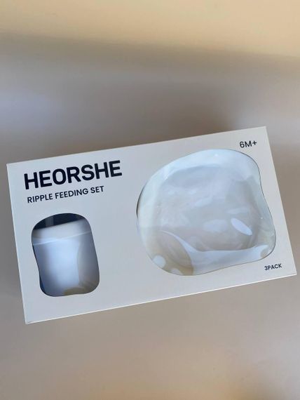 Набір для годування HEORSHE Ripple White | Зображення 6