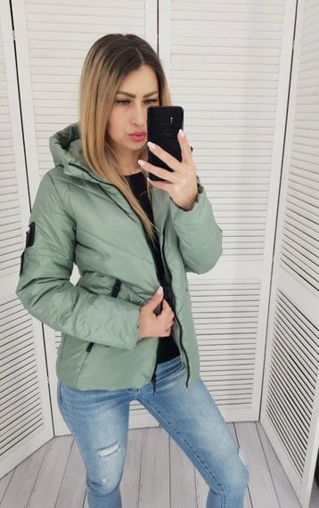 Жіноча демісезонна куртка, арт. 1008, шавлія | Зображення 9