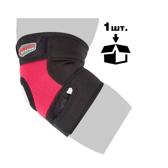 Налокітник Power System PS-6011 Neo Eibow Support Black/Red (1шт.) M