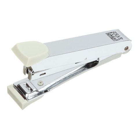 Степлер металевий BM.4152-09 BUROMAX, 12 л., (скоби №10), 94х42х21 мм, сірий, у коробці (4823078956163)