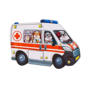 Деревянный пазл-сортер "Скорая помощь" Ubumblebees (ПСФ020) PSF020