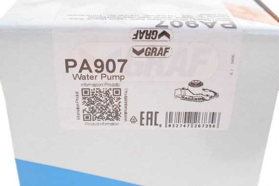 Помпа води Renault Megane Laguna Scenic Nissan 1.9dCi Suzuki Grand Vitara 1.9DDiS 02- B B  10 лоп  PA907 | Зображення 4