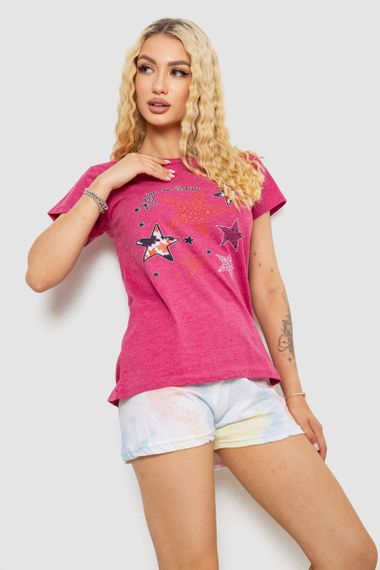 Пижама женская, цвет малиновый, 243R50582 | Зображення 2