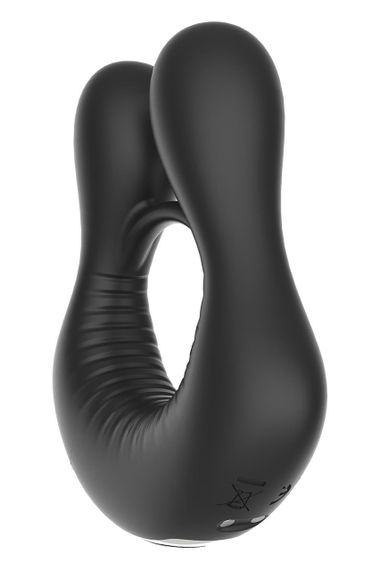 Кільце ерекційне для пеніса з вібрацією Dream Toys чорне Sex Aura | Зображення 2