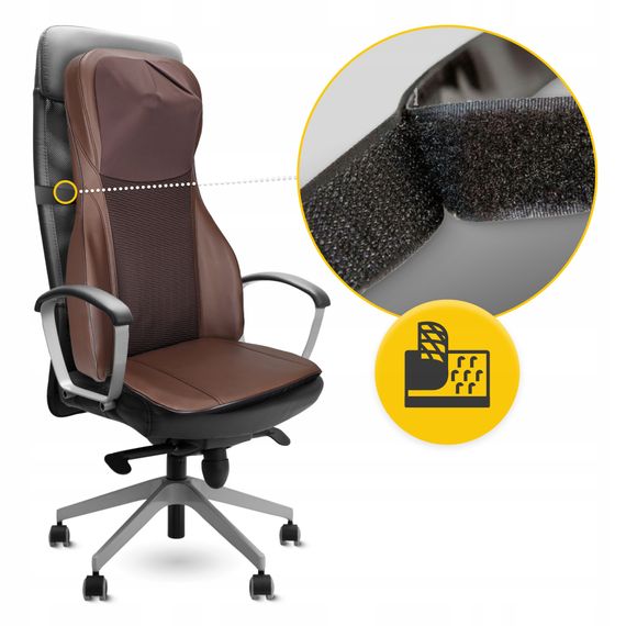 Масажна накидка 4FIZJO Ultra багатофункціональна, з підігрівом Brown (P-5905973404105) | Зображення 5