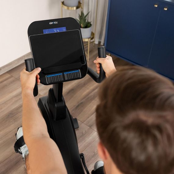 Горизонтальний велотренажер Gymtek XBR6000 електромагнітний синій | Зображення 6