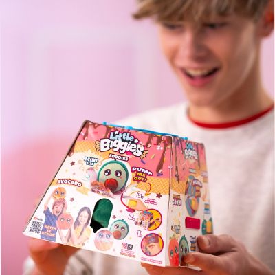Мягкая игрушка Biggies серии Little Foodies - Клубника (надувная игрушка, насос) (BIG002-ST) | Зображення 4