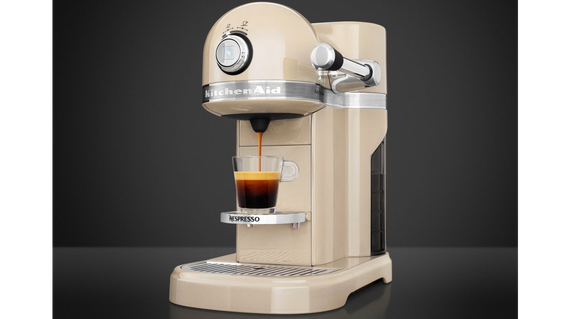 Кофемашина KitchenAid Artisan Nespresso 5KES0503EAC, капсульна, 1.4 л, кремова | Зображення 6