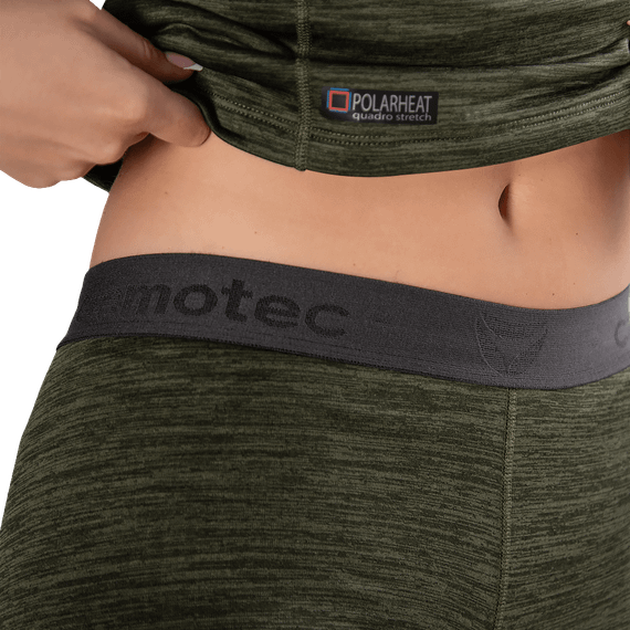 Жіноча термобілизна LVL2 Pani Polarheat QS Олива Меланж (8320), XS | Зображення 5
