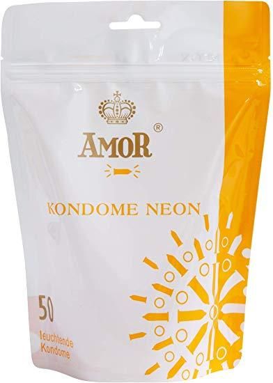 Презервативи - Amor Neon, 50 шт. Sex Aura | Зображення 3