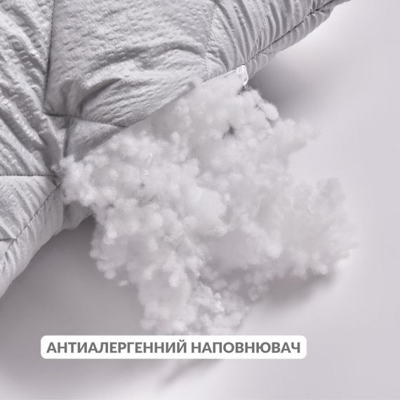 Подушка NORDIC COMFORT+ IDEIA 70х70 см с молнией серая (8-34695*002) | Зображення 8
