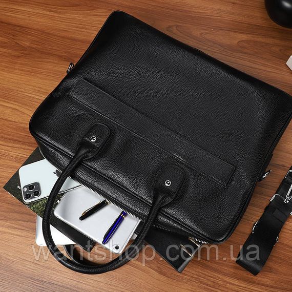Чоловіча шкіряна сумка-портфель для ноутбука Tiding Bag TM-39551 | Зображення 8