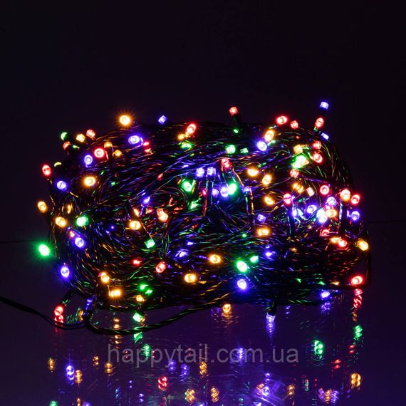 Гірлянда Нитка вулична 30 (м) 300 LED чорний провід Мультиколор CF300L30MBML | Зображення 2
