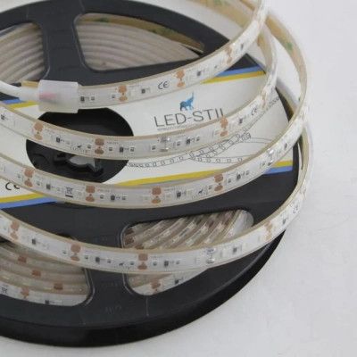 Светодиодная лента LED-STIL 9,6 Вт/м 2835 120 діодів IP68 12 Вольт 70 lm ЖОВТИЙ (DFN2835-120A-IP68-Y) - Топ | Зображення 4