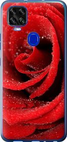Чехол на ZTE Blade V2020 Красная роза "529u-2529-17620"