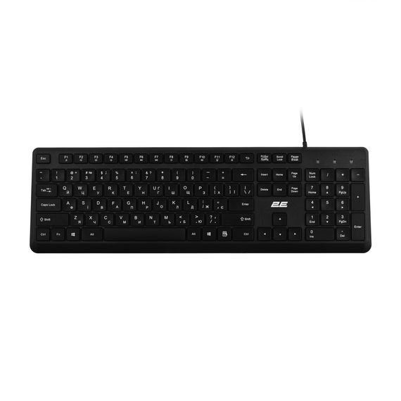 Комплект 2E MK405 USB UA Black (2E-MK405UBK_UA) | Зображення 1