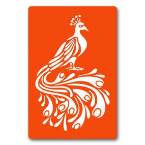 Трафарет для біо-тату Павич dx037-24*34см, розмір 24х34 см