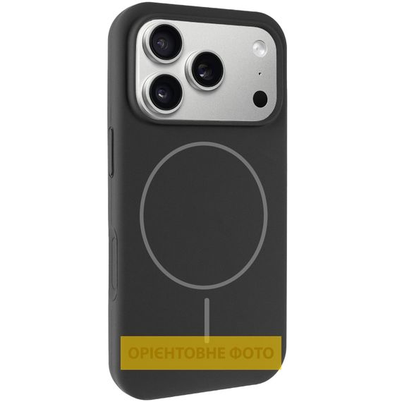 Чохол Silk Full Protective (AA) NO LOGO with Magnetic Fit для Apple iPhone 17 Pro (6.3") Чорний / Black
