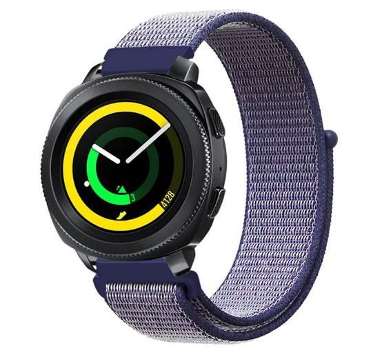 Нейлоновый ремешок Primo для часов Samsung Gear Sport SM-R600 - Navi Blue