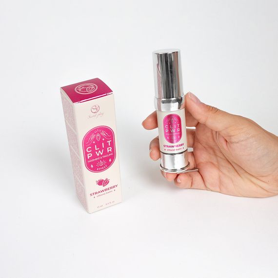 Рідкий вібратор CLIT PWR STRAWBERRY CLITORAL BALM | Зображення 4