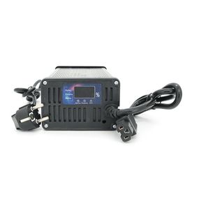 Зарядний пристрій для акумуляторів Li-ion 52V(58,8V),14S,15A, 720 Вт, штекер Трикутний роз'єм (T-tipe/C13/IEC). 185х88х60мм. 1,2