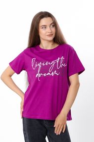 Футболка жіноча (оверсайз) Носи своє 42 Темно-рожевий (p-6468-200839)