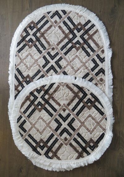 Набір килимків для ванної кімнати, 2 шт, Carpet One Туреччина | Зображення 1
