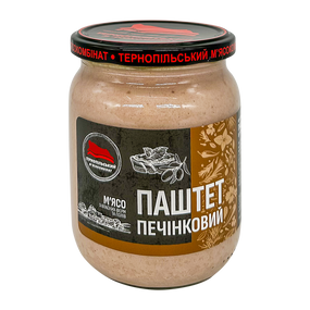 Паштет печінковий Тернопільський м'ясокомбінат 500 г