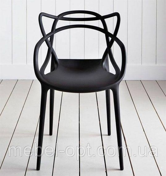 Стілець Masters Chair, чорний пластик PP, дизайн Philippe Starck | Зображення 4