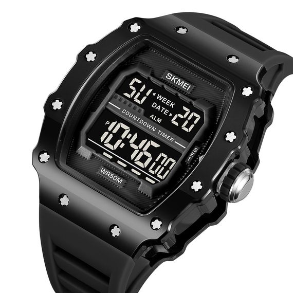 Чоловічий годинник Skmei 2296BTBKBK Bright Black | Зображення 2