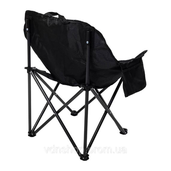 Крісло розкладне туристичне 47х58х70 см з кишенею Чорне SJ-0056-1 | Зображення 3