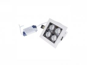 Светильник накладной поворотный LED HDL-DT 204/4*5W NW WH
