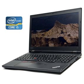 Ноутбук Б-клас Lenovo ThinkPad L560 / 15.6" (1366x768) TN / Intel Core i5-6300U (2 (4) ядра по 2.4 - 3.0 GHz) / 8 GB DDR4 / 240 GB SSD / Intel HD Graphics 520 / WebCam / DVD-RW / Win 10 Pro б/в