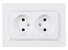 Розетка внутренняя 2-я без заземления (белая) IP20 Latina Ny95000159