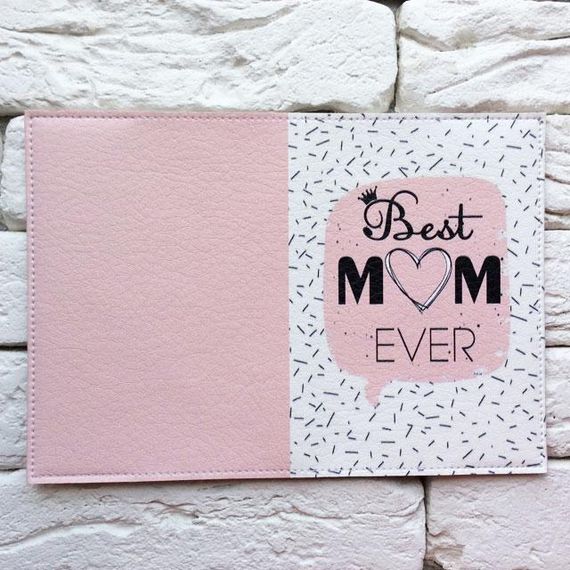 Обкладинка на паспорт Best ever mom | Зображення 2