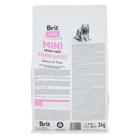 Корм сухий Brit Care Grain Free Mini Yorkshire для йоркширських тер_єрів з лососем та тунцем 2 кг | Зображення 2