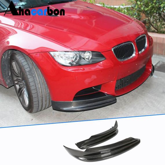 Накладки на передній бампер Flap (для E90 2008-2011 Base, Карбон) для BMW 3 серія E-90/91/92/93 рр