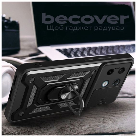 Чохол до мобільного телефона BeCover Military Poco X6 Pro Black (711157) | Зображення 2