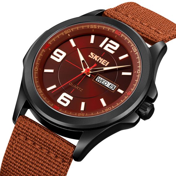 Чоловічий годинник Skmei 9315BN Brown | Зображення 1