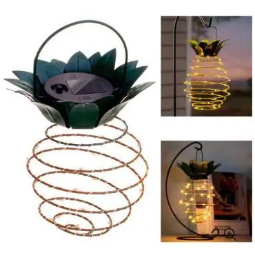 Підвісний світильник на сонячній батареї у вигляді ананасу | Зображення 2